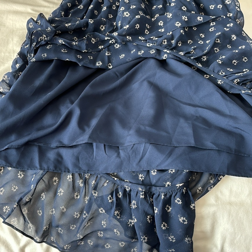 NWT Joie Alithea Dress Floral Navy Size Large (New With Tags) - Picture 12 of 16